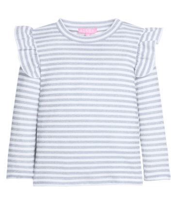 Bisby Bisby Silver Stripe Sadie Top