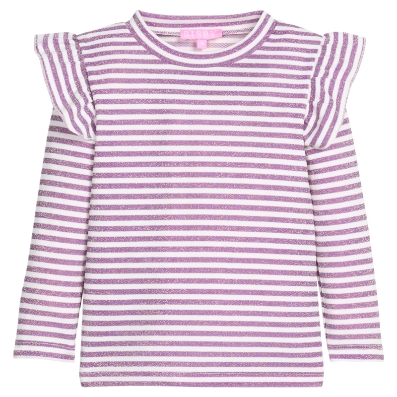Bisby Bisby Sugarplum Stripe Sadie Top