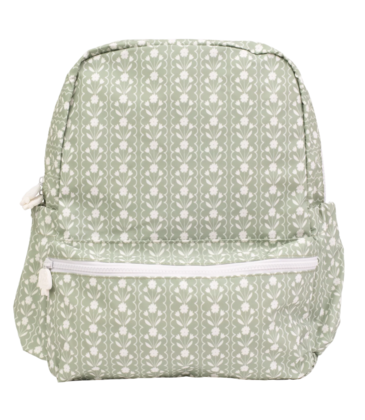 Apple of My Isla Apple of My Isla The Backpack - Large/Sage Floral