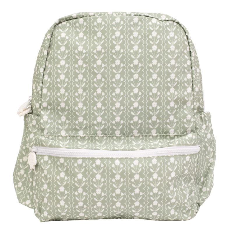 Apple of My Isla Apple of My Isla The Backpack - Large/Sage Floral