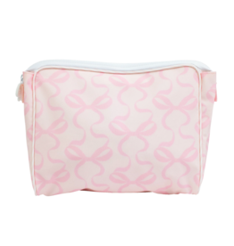 Apple of My Isla Apple of My Isla The Go Bag - Large/Bows Pink on Pink