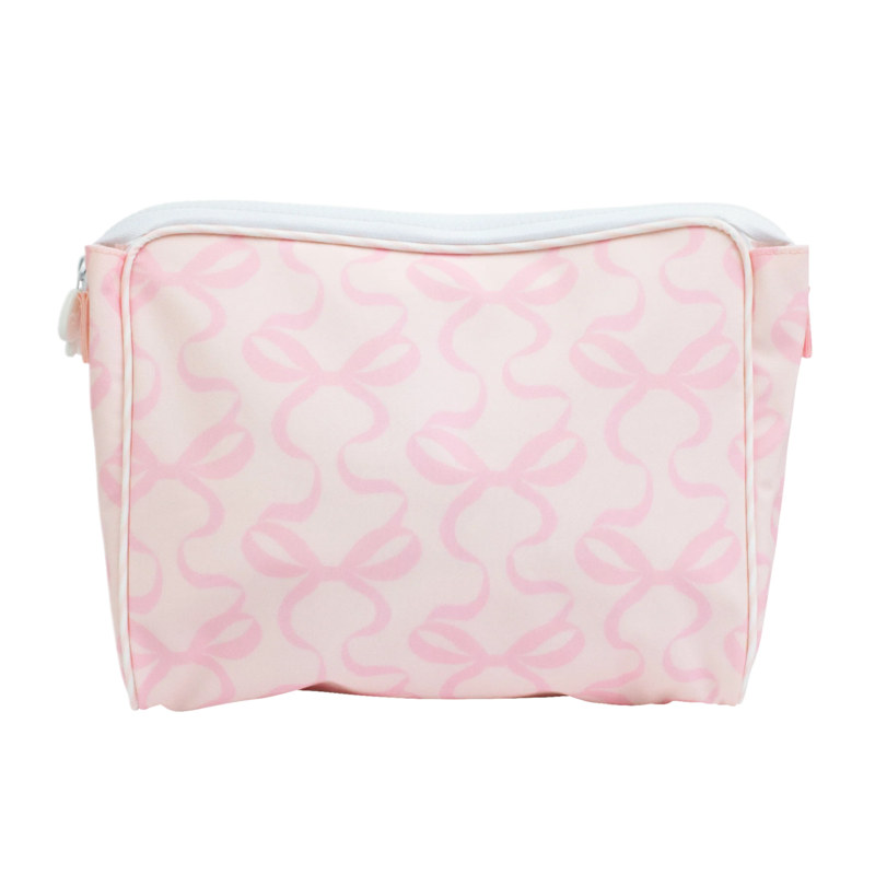 Apple of My Isla Apple of My Isla The Go Bag - Large/Bows Pink on Pink