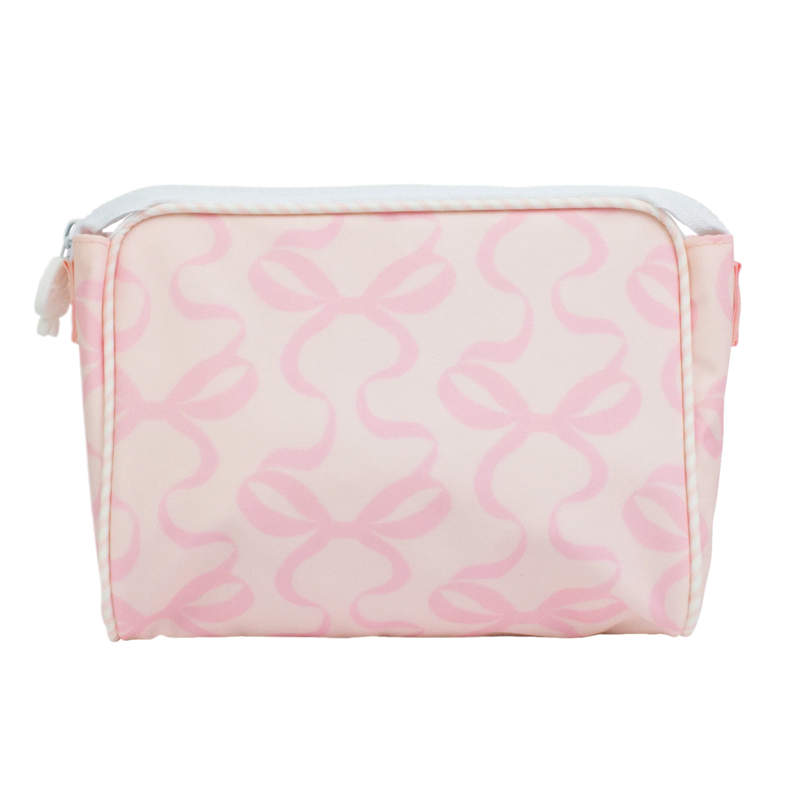 Apple of My Isla Apple of My Isla The Go Bag - Small/Bows Pink on Pink
