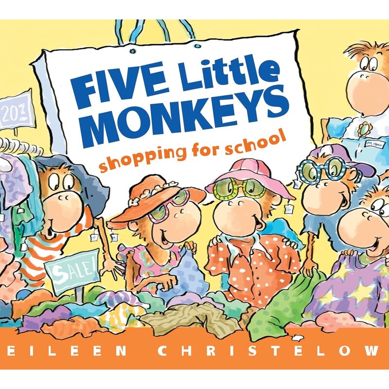 Five Little Monkeys Shopping for School