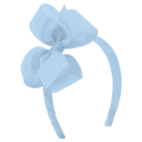 Wee Ones Wee Ones Medium Millennium Blue Bow on Headband