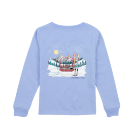 Properly Tied Properly Tied Light Blue LS Tee - Ski Lift