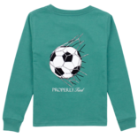 Properly Tied Properly Tied Teal LS Tee - Goal