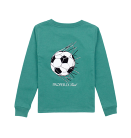 Properly Tied Properly Tied Teal LS Tee - Goal