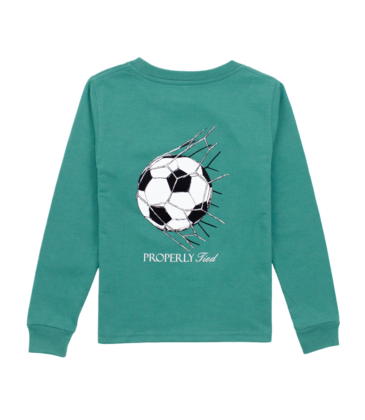 Properly Tied Properly Tied Teal LS Tee - Goal
