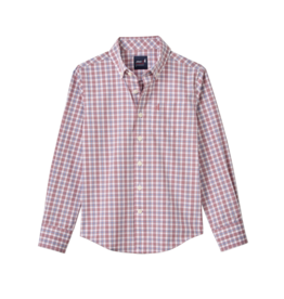 Johnnie-O Brantley Performance Button Down Shirt - Malibu Red