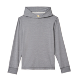 Johnnie-O Durant Long Sleeve Hooded T-Shirt - Heathered Navy