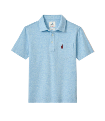 Johnnie-O Heathered 2.0 Original Polo - Cloud Blue