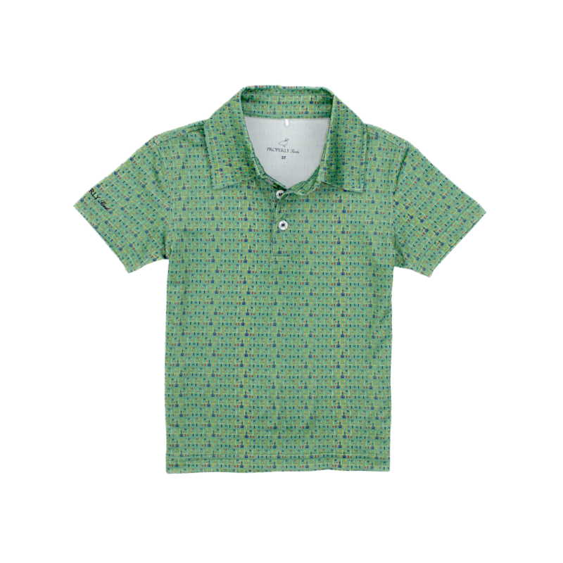 Properly Tied Properly Tied Inlet Polo - Football