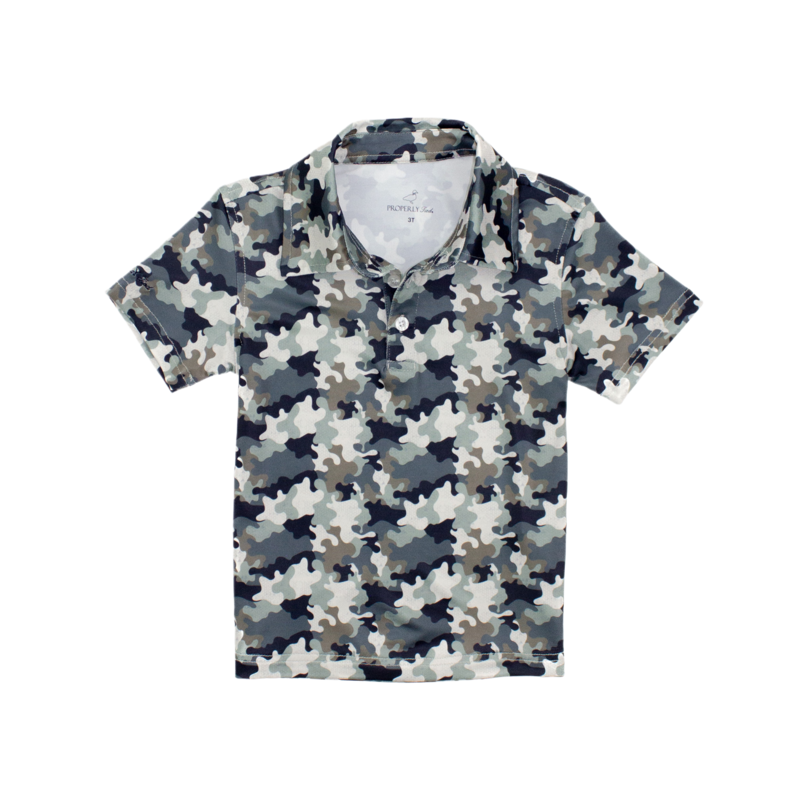 Properly Tied Properly Tied Inlet Polo - Delta Backwater Camo