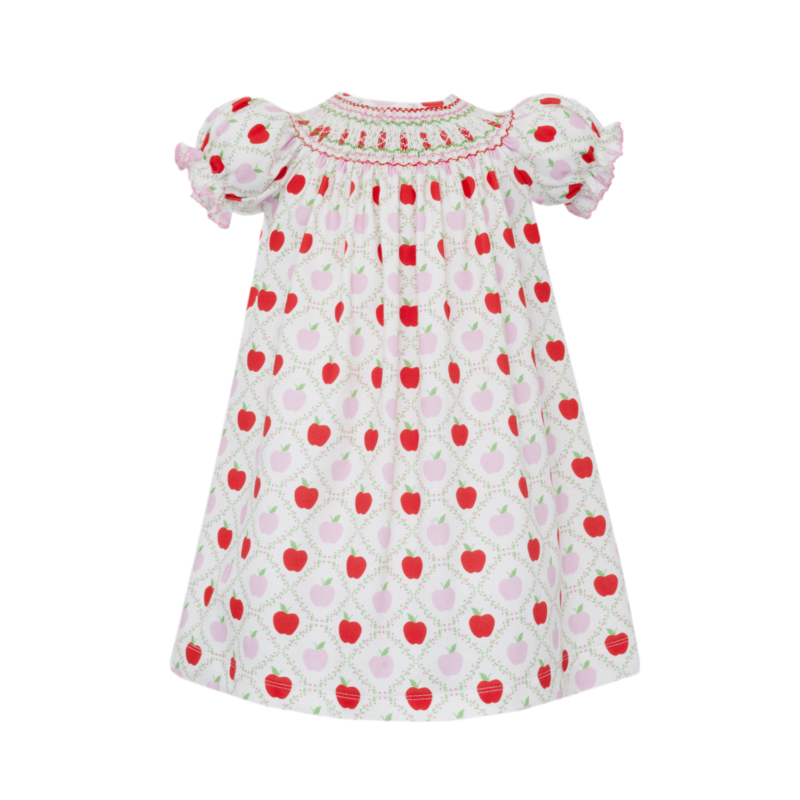 Claire & Charlie Claire & Charlie Apple Print Bishop Dress