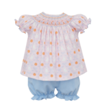 Claire & Charlie Claire & Charlie Ghost Print Bishop Bloomer Set