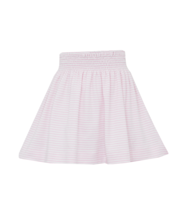 Claire & Charlie Claire & Charlie Pink Stripe Smocked Skirt