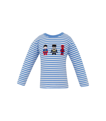 Claire & Charlie Claire & Charlie Super Heroes T-Shirt