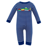 Claire & Charlie Claire & Charlie Train Long Romper
