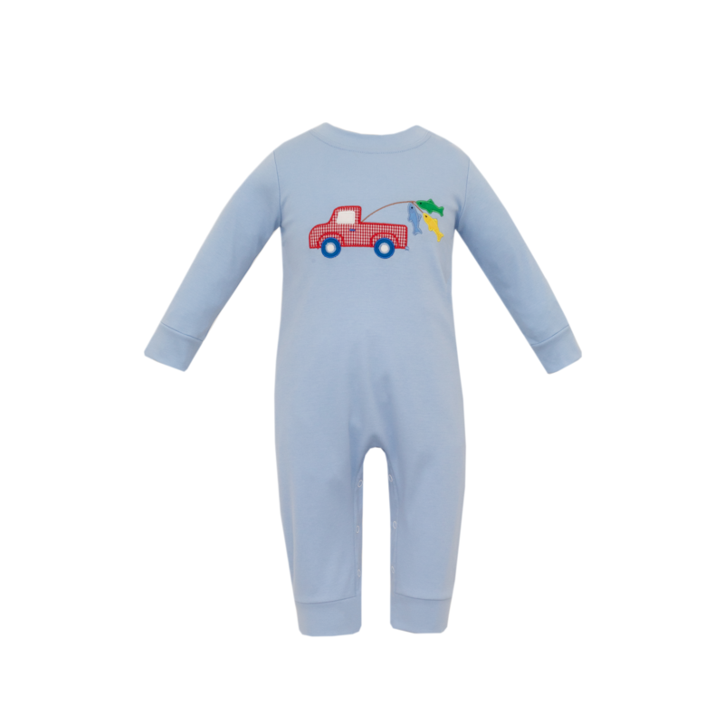 Claire & Charlie Claire & Charlie Trout Long Romper