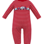 Claire & Charlie Claire & Charlie Emergency Cars Long Romper
