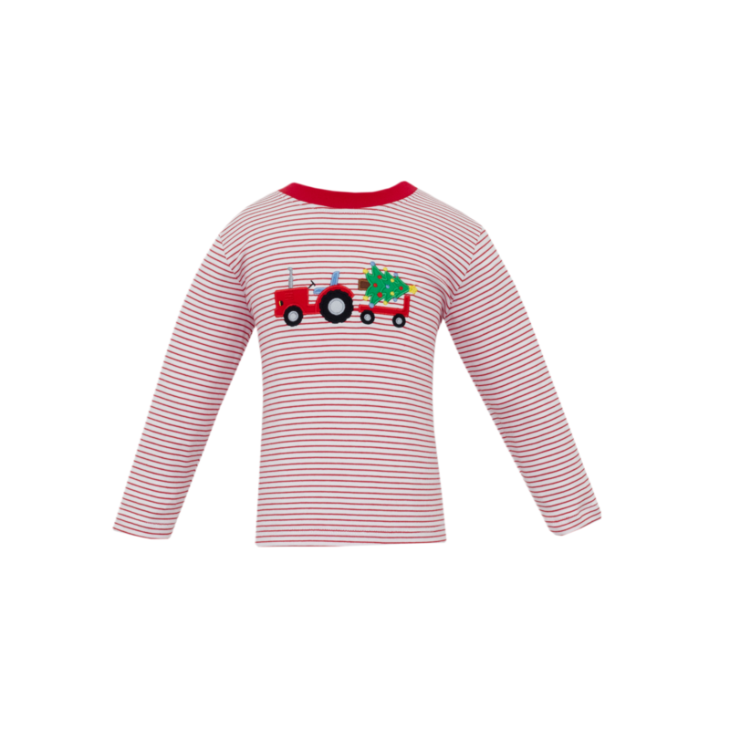 Claire & Charlie Claire & Charlie Christmas Tractor T-Shirt