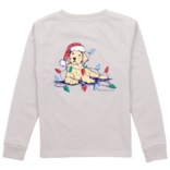 Properly Tied Properly Tied Ice Grey LS Tee - Santa Paws