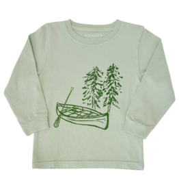 Mustard & Ketchup Mustard & Ketchup LS Light Green Canoe T-Shirt