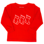 Mustard & Ketchup Mustard & Ketchup LS Red Stocking Trio T-Shirt