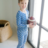 Lila + Hayes Lila + Hayes Jack Pajama Set - Firstdown Football
