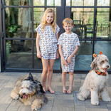 Lila + Hayes Lila + Hayes Charles Short Set - Halloween Pups