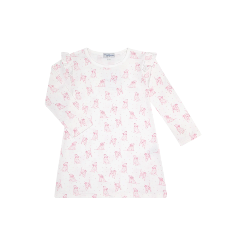 Nella Pima Nella Pima Pink Puppy Love Playtime Dress