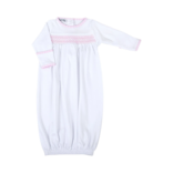 Magnolia Baby Magnolia Baby Pink New Beginnings Smocked Gathered Gown