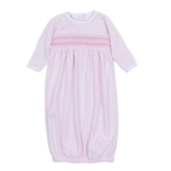 Magnolia Baby Magnolia Baby Peek-A-Boo Wishes Pink Smocked Gathered Gown
