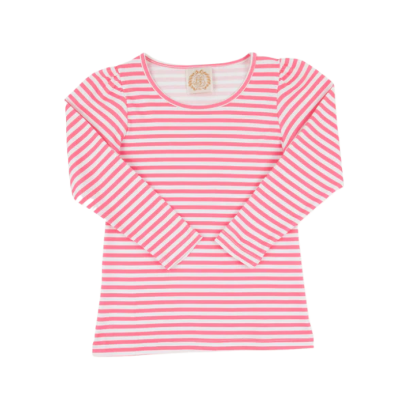 The Beaufort Bonnet Company TBBC LS Penny's Play Shirt - Romany Rose Stripe