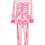 The Yellow Lamb The Yellow Lamb Pink Skelly Pajama Set