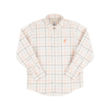 The Beaufort Bonnet Company TBBC Dean's List Dress Shirt - Mantua Tattersall/Seashore Sherbert