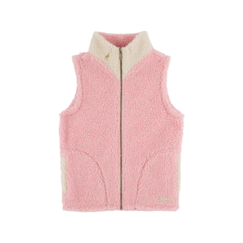 The Beaufort Bonnet Company TBBC Van Camp Vest - Sandpearl Pink/Palmetto Pearl
