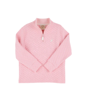 The Beaufort Bonnet Company TBBC Canter Collar Half-Zip - Sandpearl Pink