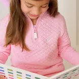 The Beaufort Bonnet Company TBBC Canter Collar Half-Zip - Sandpearl Pink