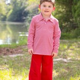 Trotter Street Kids Trotter Street Kids Jackson Polo - Red Stripe