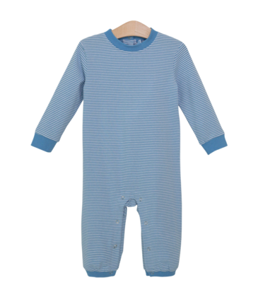 Trotter Street Kids Trotter Street Kids Miller Romper - Cornflower Blue