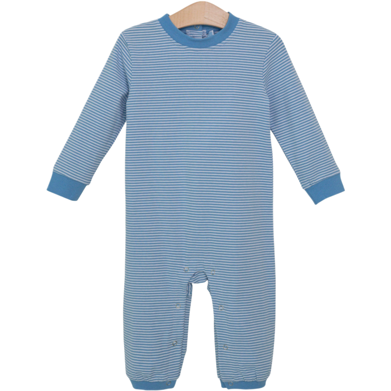 Trotter Street Kids Trotter Street Kids Miller Romper - Cornflower Blue