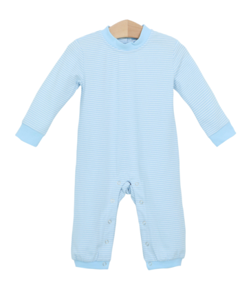 Trotter Street Kids Trotter Street Kids Miller Romper - Light Blue