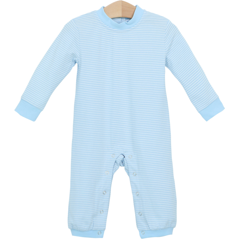 Trotter Street Kids Trotter Street Kids Miller Romper - Light Blue