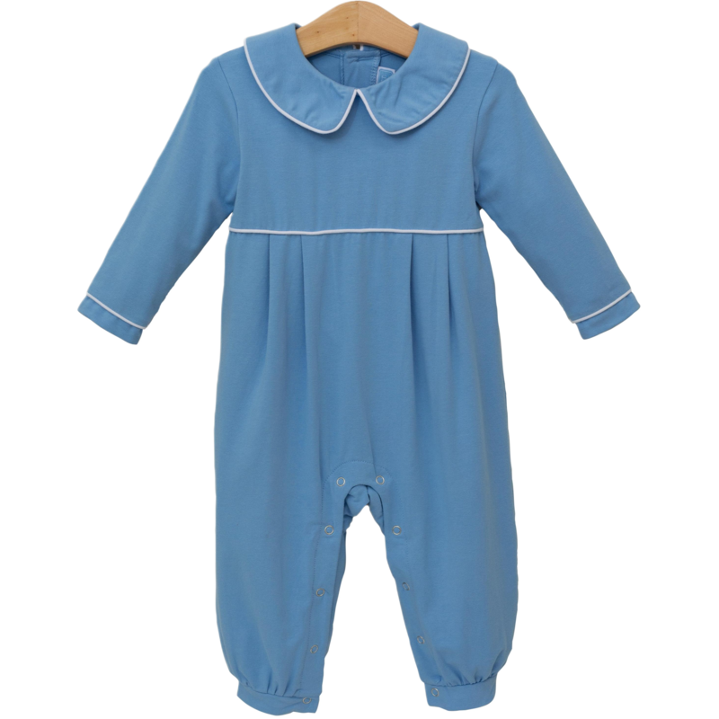 Trotter Street Kids Trotter Street Kids Joseph Romper - Cornflower