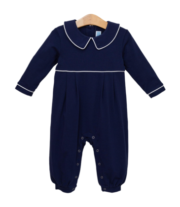 Trotter Street Kids Trotter Street Kids Joseph Romper - Navy