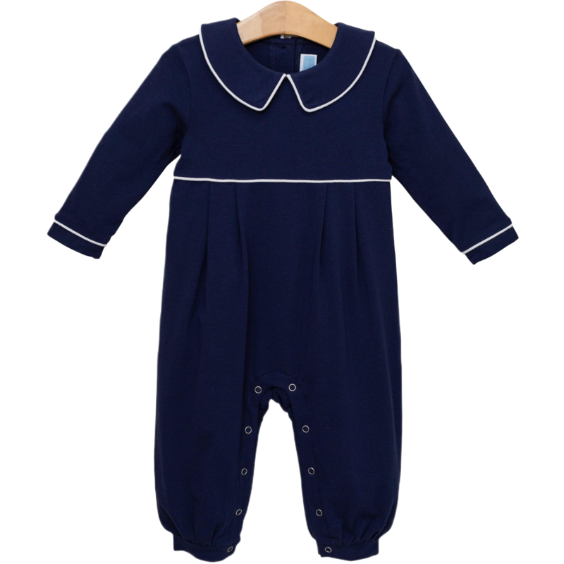 Trotter Street Kids Trotter Street Kids Joseph Romper - Navy