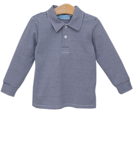 Trotter Street Kids Trotter Street Kids Jackson Polo - Navy Stripe