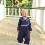 Trotter Street Kids Trotter Street Kids Joseph Romper - Navy